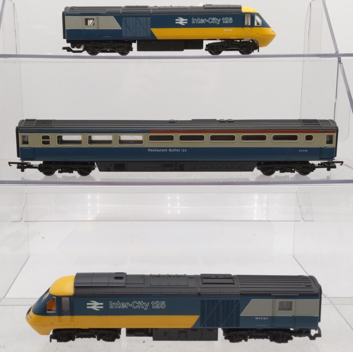 Lima 125 OO Scale Intercity Swallow Grey (Set of 3) EX/Box