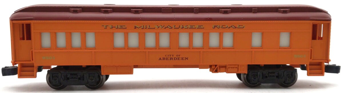 Lionel 6-9501 O Gauge Milwaukee Road Aberdeen Passenger Car LN