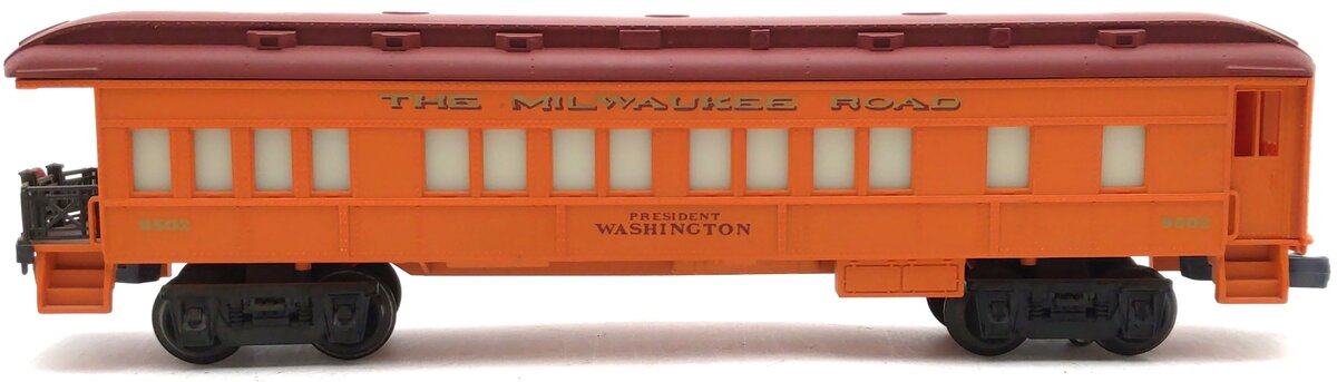 Lionel 6-9502 O Gauge Milwaukee Road "President Washington" Observation Car EX