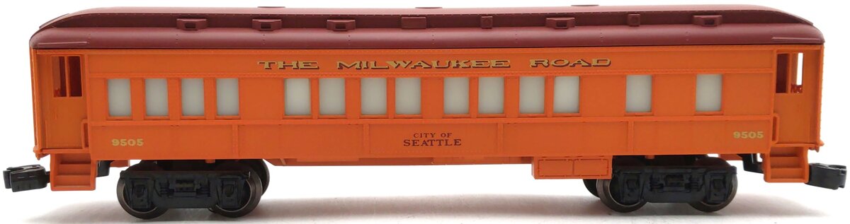 Lionel 6-9505 O Gauge Milwaukee Road "City of Seattle" Passenger Car EX