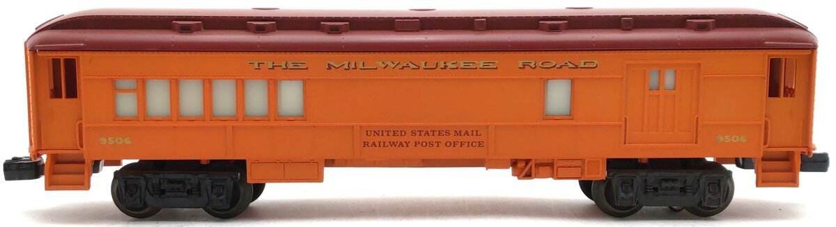 Lionel 6-9506 O Gauge Milwaukee Road Combine Car EX