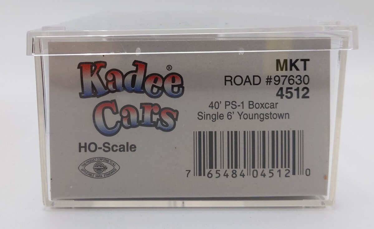 Kadee 4512 HO Missouri-Kansas-Texas 40' Boxcar Single 6' #97630 EX/Box