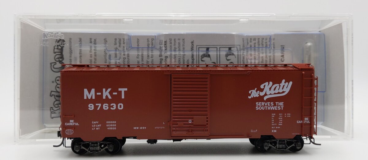 Kadee 4512 HO Missouri-Kansas-Texas 40' Boxcar Single 6' #97630 EX/Box