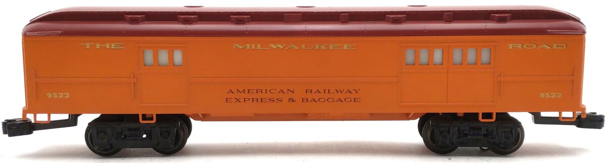 Lionel 6-9522 O Gauge Milwaukee Road Baggage Car #9522 EX