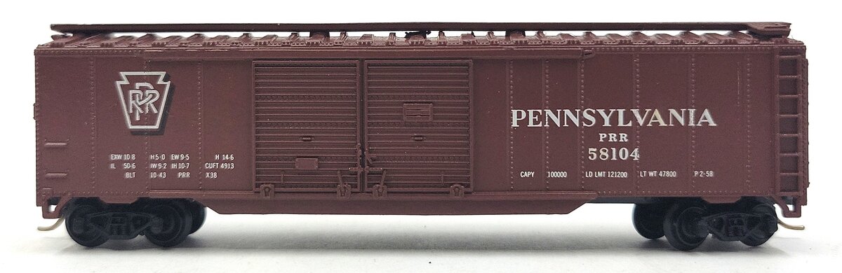Atlas 3605 N Scale PRR 50' Boxcar #58104 LN/Box