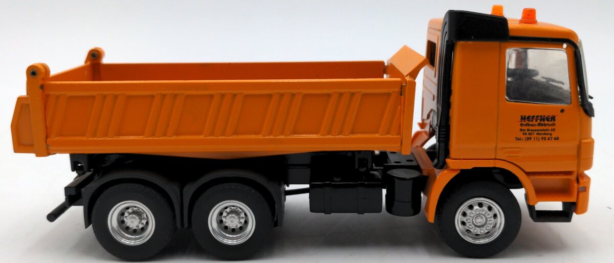 Conrad 40151/0 1:50 Diecast Heffner Mercedes-Benz Actros 3-Sided Dump Truck VG/Box