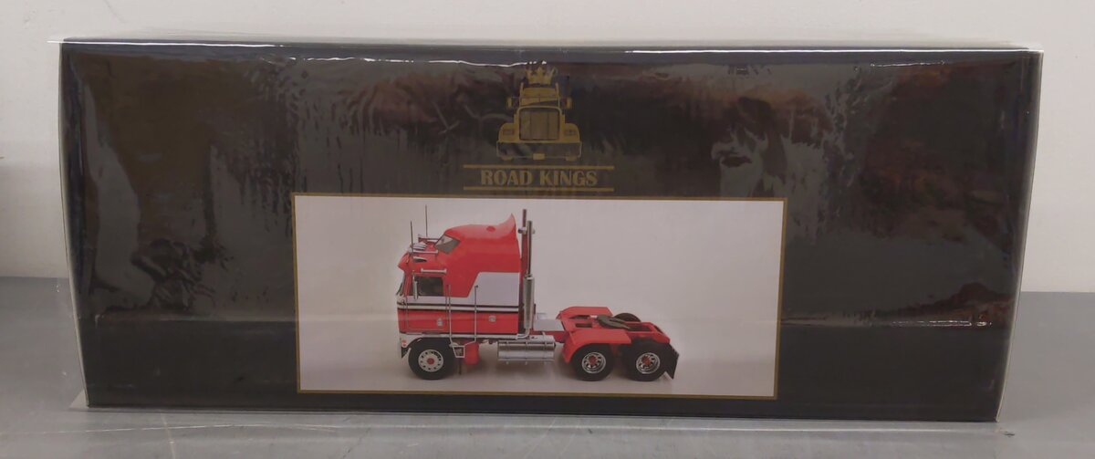 Road Kings 1:18 Kenworth K100 Aerodyne 1976 (Red and White) MT/Box