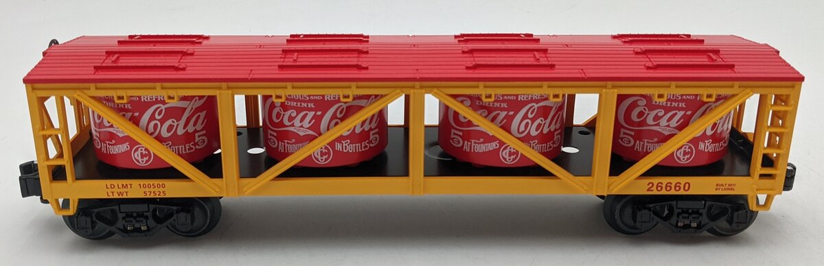 Lionel 6-26660 O Gauge Coca-Cola Vat Car NIB