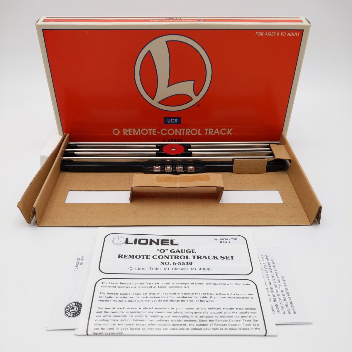 Lionel 6-65530 O Gauge Tubular UCS Remote Control Track (No Controller) EX/Box