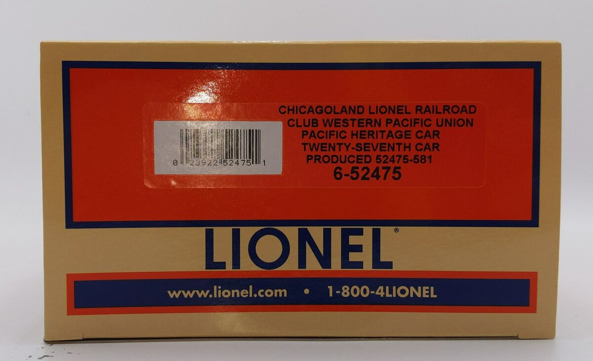 Lionel 6-52475 Union Pacific/Western Pacific Boxcar NIB