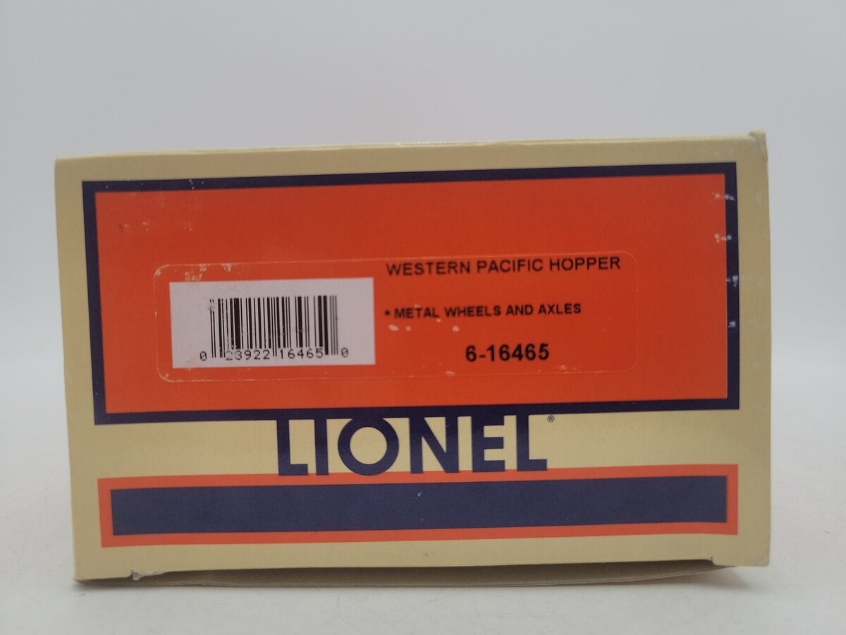 Lionel 6-16465 O Gauge Western Pacific Hopper #100340 EX/Box