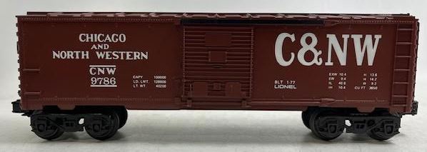 Lionel 6-9786 O Gauge Chicago & North Western Boxcar #9786 LN/Box