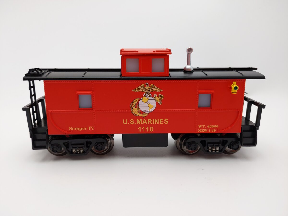 RMT CAB631 USMC/US Marines Caboose w/ Lights EX/Box