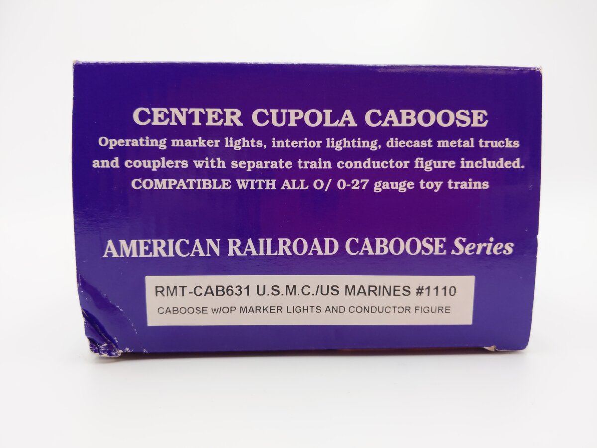 RMT CAB631 USMC/US Marines Caboose w/ Lights EX/Box