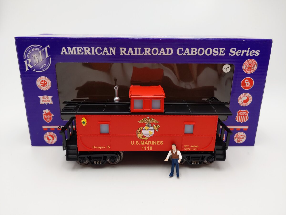 RMT CAB631 USMC/US Marines Caboose w/ Lights EX/Box
