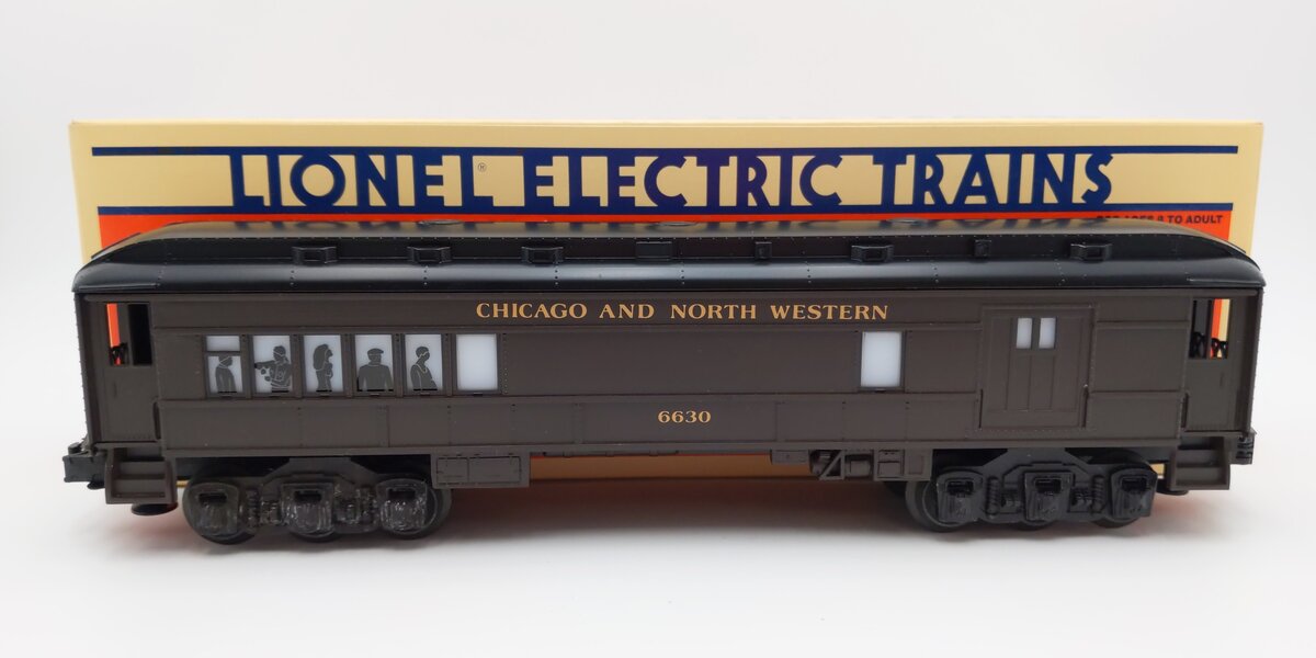 Lionel 6-16051 O Gauge Chicago & Northwestern Combination Passenger Car #6630 EX/Box