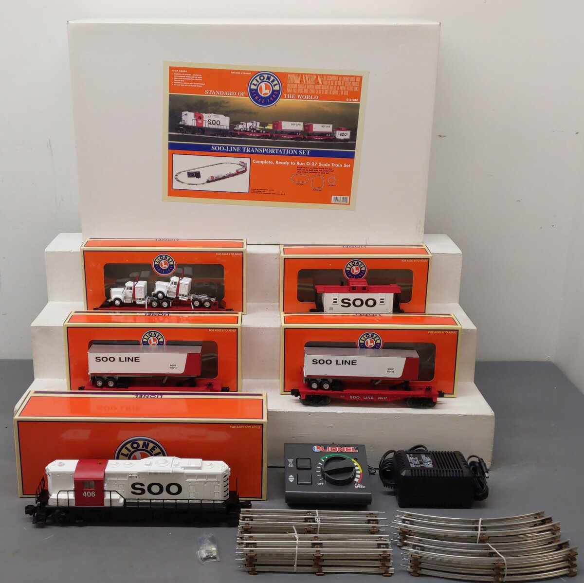 Lionel 6-31910 O Gauge SOO Line Transportation Diesel Train Set NIB