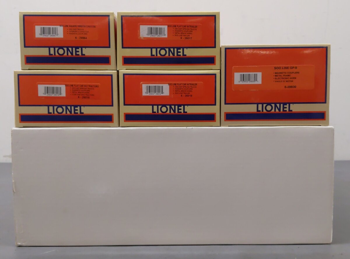 Lionel 6-31910 O Gauge SOO Line Transportation Diesel Train Set NIB