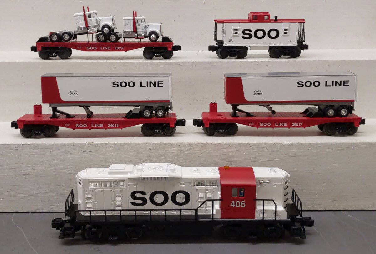 Lionel 6-31910 O Gauge SOO Line Transportation Diesel Train Set NIB