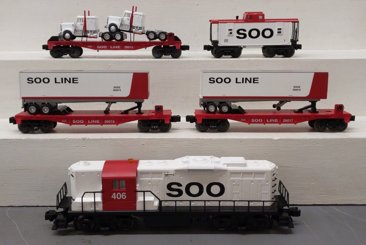 Lionel 6-31910 O Gauge SOO Line Transportation Diesel Train Set NIB