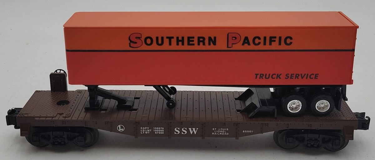 Lionel 6-52222 O Gauge LRRC Flatcar w/Tractor & Trailer NIB