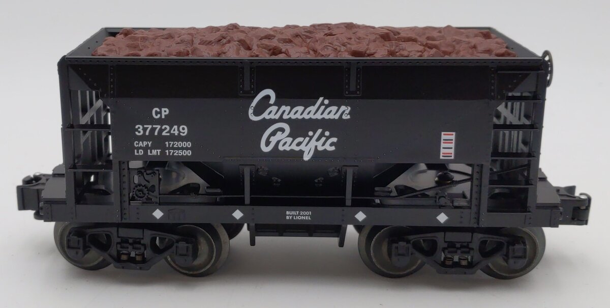 Lionel 6-17802 O Gauge Canadian Pacific Ore Car #377249 w/ Ore Load LN/Box