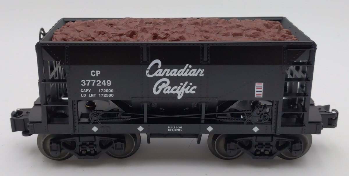 Lionel 6-17802 O Gauge Canadian Pacific Ore Car #377249 w/ Ore Load LN/Box
