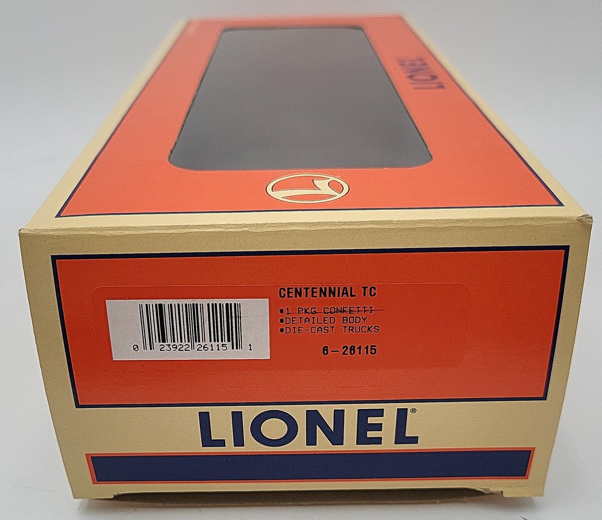 Lionel 6-26115 O Gauge Lionel Celebrate Single Dome Tank Car LN/Box
