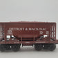 Lionel 6-19323 O Gauge Detroit & Mackinac Ore Car with Ore Load EX/Box