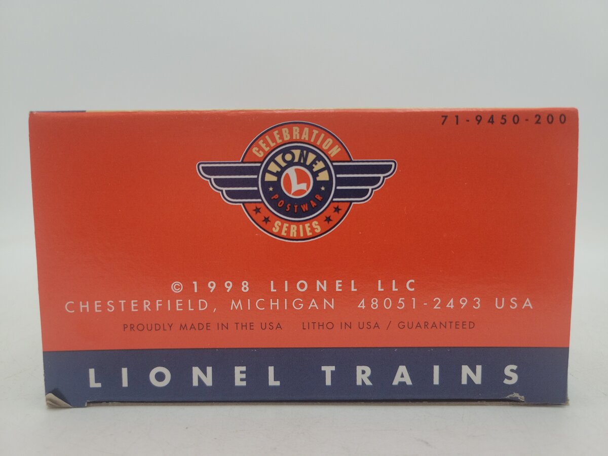 Lionel 6-19487 O Gauge PWC Flatcar w/ Yellow & Black Airplane EX/Box