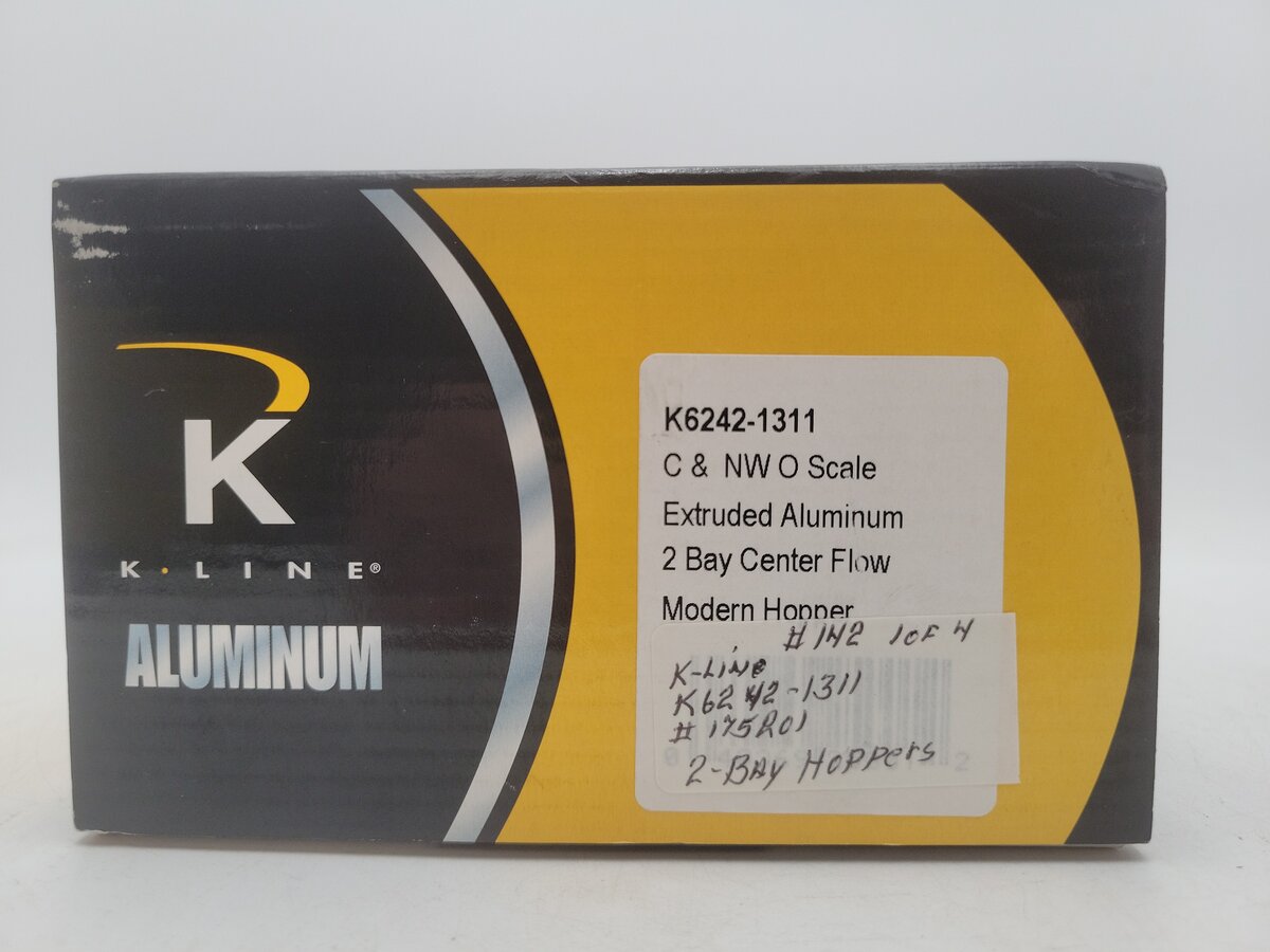K-Line K6242-1311 C&NW 2 Bay Center Flow Modern Hopper EX/Box