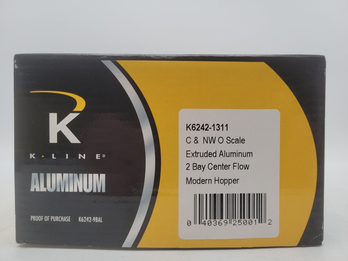 K-Line K6242-1311 C&NW 2 Bay Center Flow Modern Hopper EX/Box