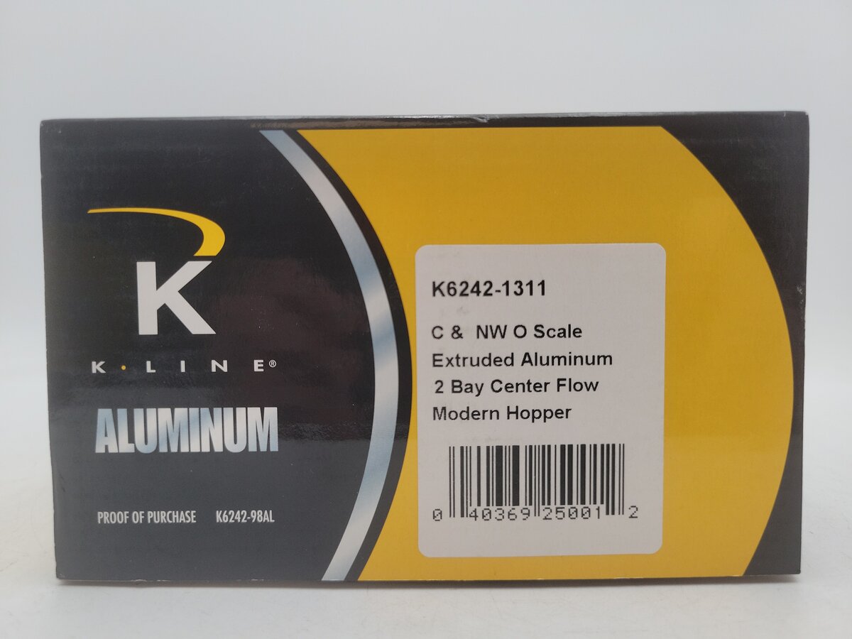 K-Line K6242-1311 C&NW 2 Bay Center Flow Modern Hopper EX/Box