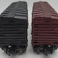 Lionel 6-29286 O Gauge Overstamped Conrail/Reading & PC/NH 2-Car Boxcar Set LN/Box