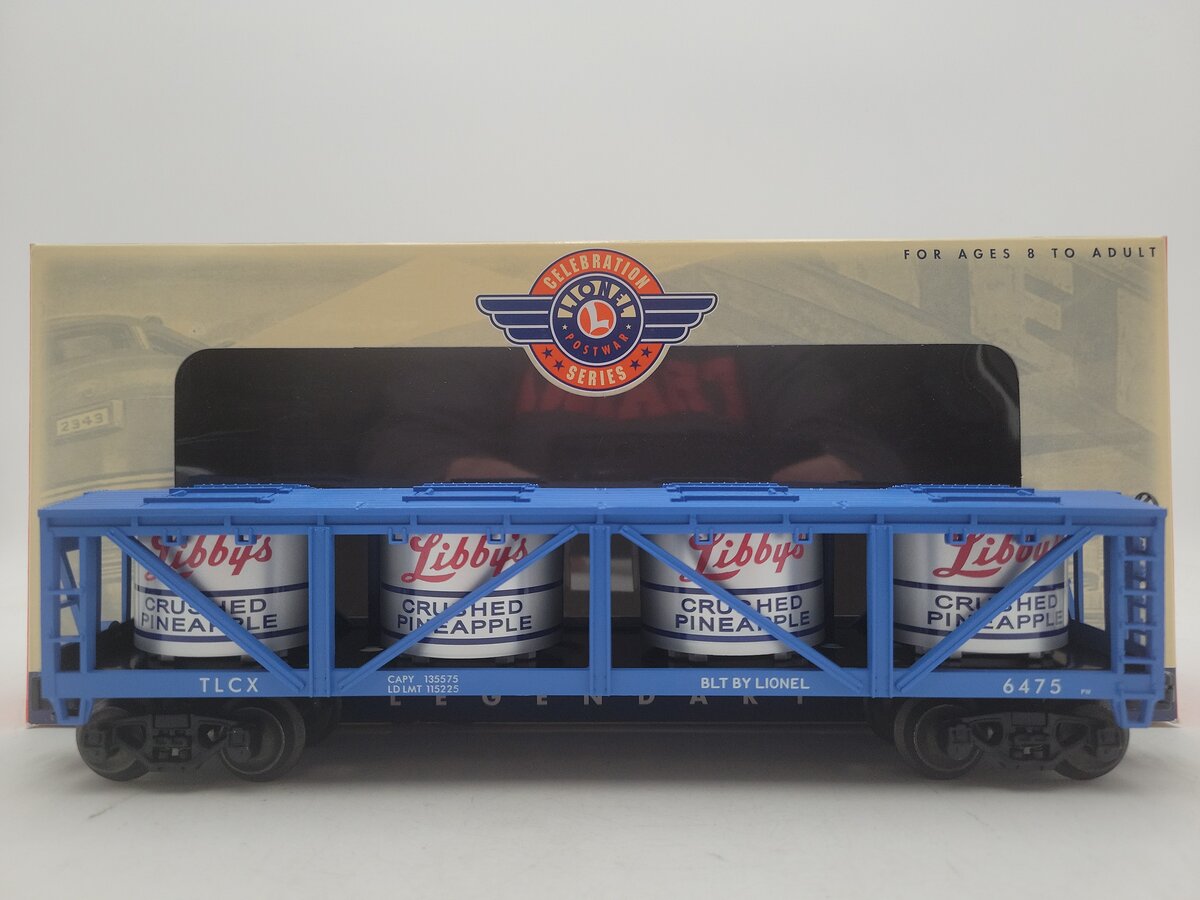 Lionel 6-19490 O Gauge Post War Celebration Series Libby's Vat Car #6475 EX/Box