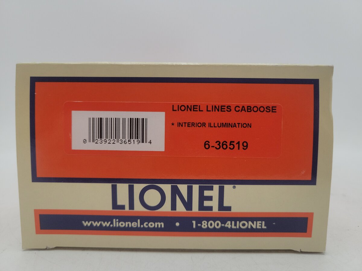 Lionel 6-36519 O Lionel Lines Illuminated Caboose LN/Box