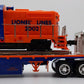 Lionel TMT-18416 LT-702 Lionel Lines Flatbed Toy Truck with Diesel Locomotive LN/Box
