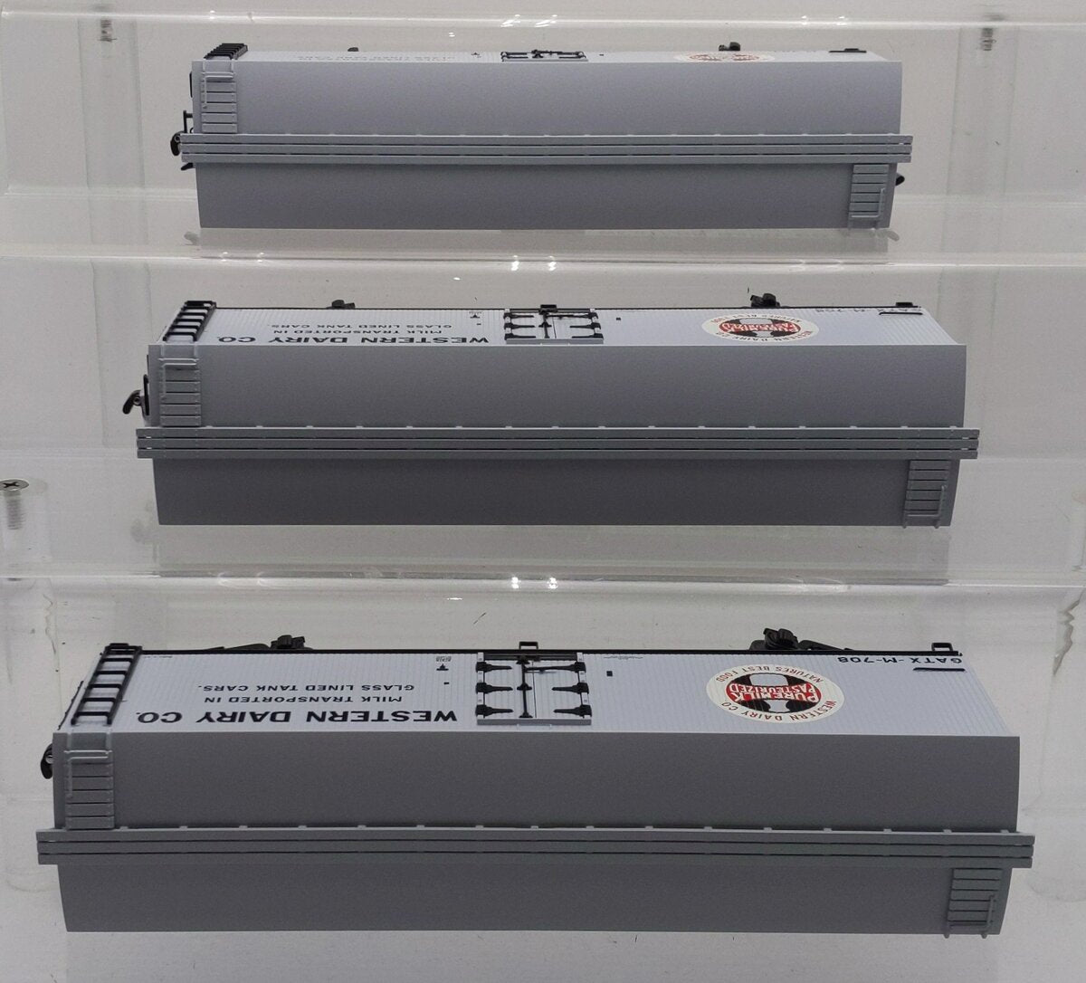 Lionel 6-21857 Western Dairy Milk Cars (Set of 3) LN/Box