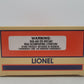 Lionel 6-16160 O Gauge AEC Reactor Fluid Tank Car #6515-4 (Black) EX/Box