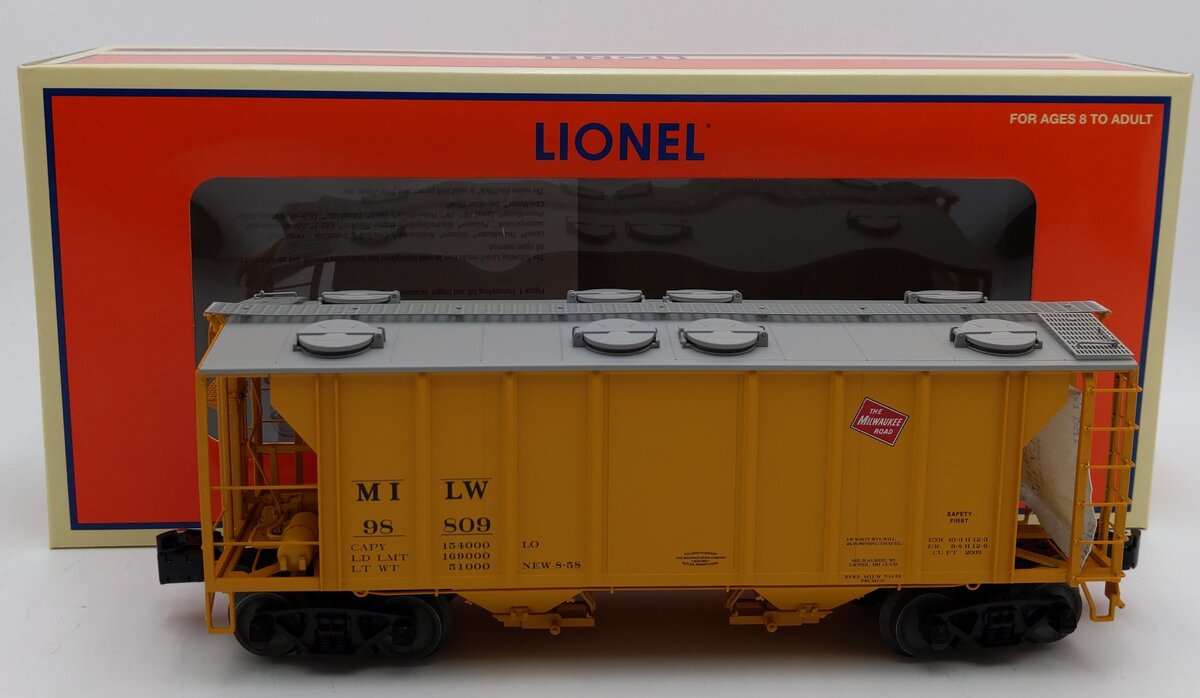 Lionel 6-52401 O Gauge Milwaukee Road PS-2 Hopper #98809 NIB