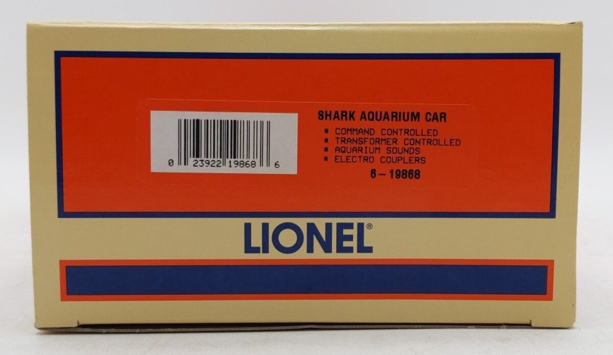 Lionel 6-19868 O Shark Command Controlled Aquarium Car #3435 LN/Box