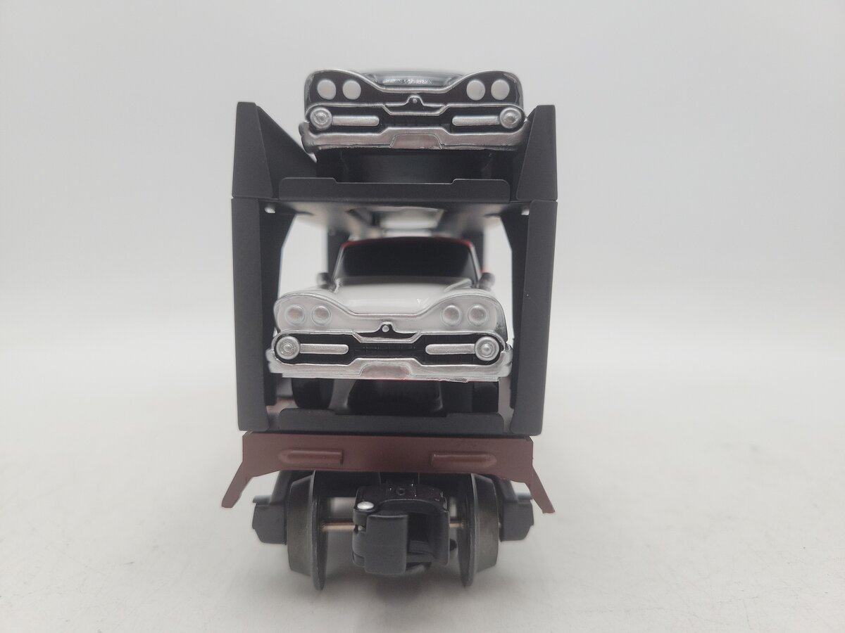 Lionel 6-19489 O Gauge NYC Evans 4-Car Auto Loader #500085 EX/Box