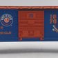 Lionel 6-29939 O Gauge 2006 Lionel Railroader‘s Club Anniversary Boxcar NIB