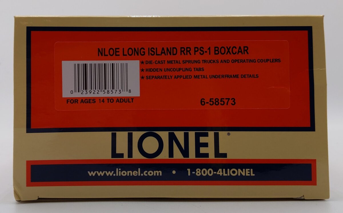 Lionel 6-58573 O Gauge NLOE Long Island RR PS-1 Boxcar #9312 LN/Box