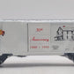 Weaver 184 O Gauge Freeburg Vol. Fire Co. Steel Side Boxcar - 3 Rail NIB