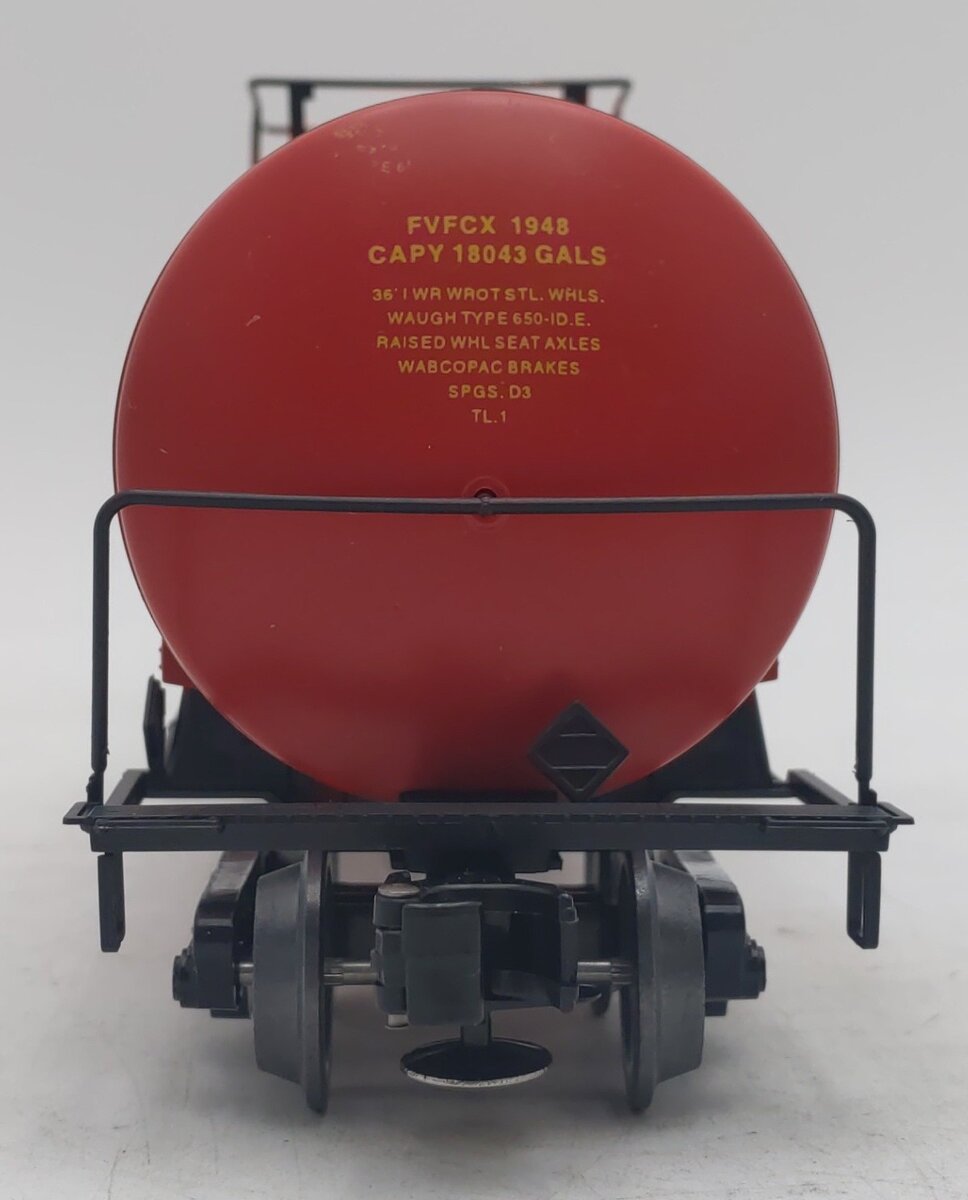 Weaver 184 O Gauge Freeburg Fire Co. 40' Tank Car #1948 - 3 Rail EX/Box