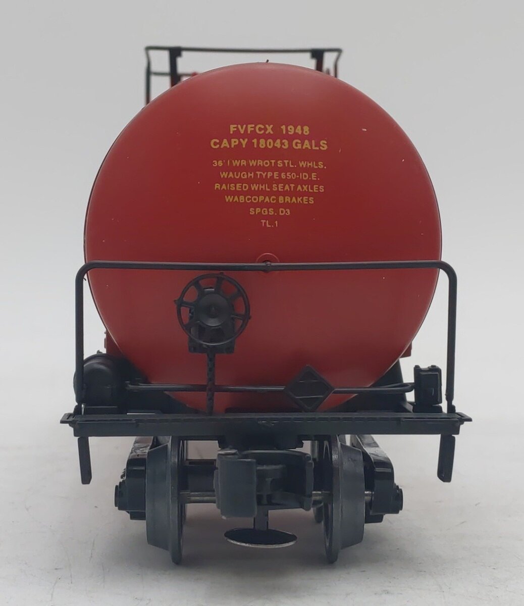 Weaver 184 O Gauge Freeburg Fire Co. 40' Tank Car #1948 - 3 Rail EX/Box