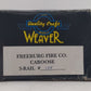 Weaver 184 O Gauge Freeburg Fire Co. Caboose #1948 - 3 Rail EX/Box