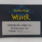 Weaver O Scale Freeburg Fire Company Refrigerator Car #1948 - 3 Rail LN/Box