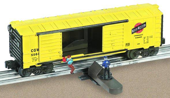 Lionel 6-36732 O Gauge Chicago & North Western Operating Jumping Hobo Car #5564 NIB
